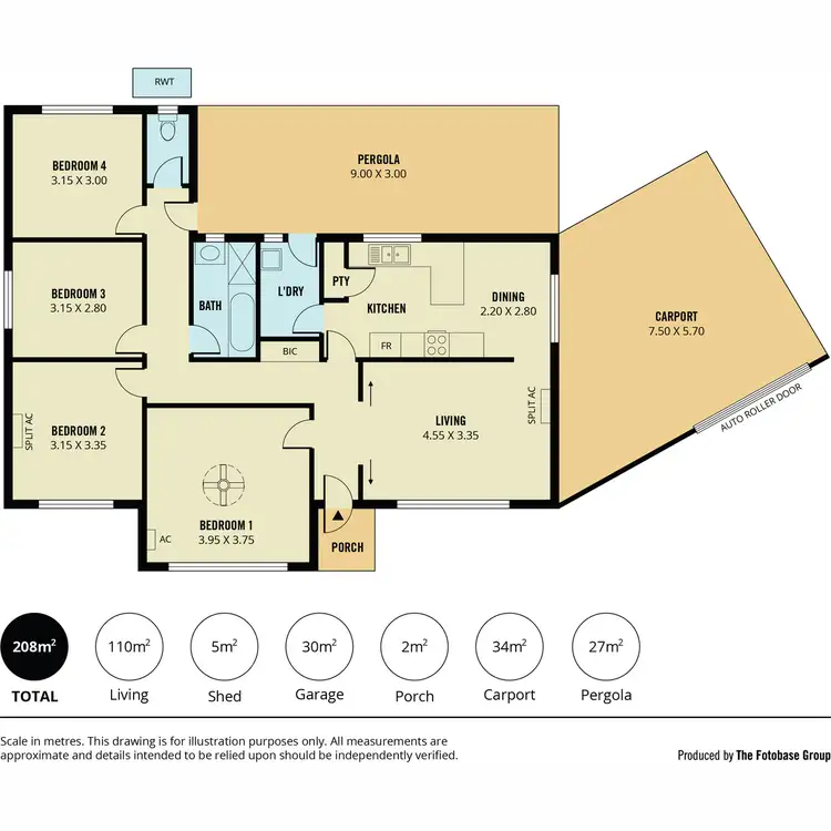 Floorplan of Homely house listing, 361 Wright Road, Valley View SA 5093