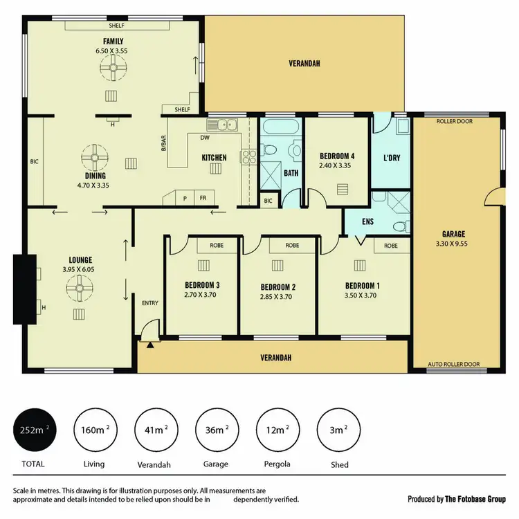 Floorplan of Homely house listing, 8 Ferrier Avenue, Fairview Park SA 5126
