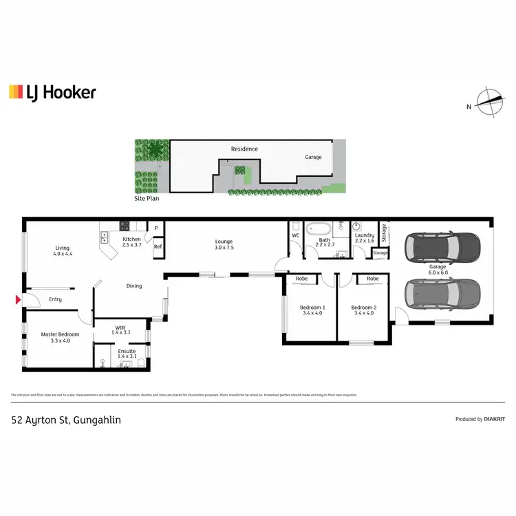 Floorplan of Homely house listing, 52 Ayrton Street, Gungahlin ACT 2912