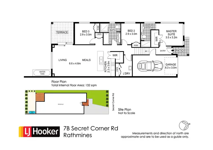 Floorplan of Homely semi-detached listing, 7b Secret Corner Road, Rathmines NSW 2283