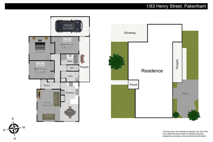 Floorplan of Homely house listing, 1/83 Henry Street, Pakenham VIC 3810