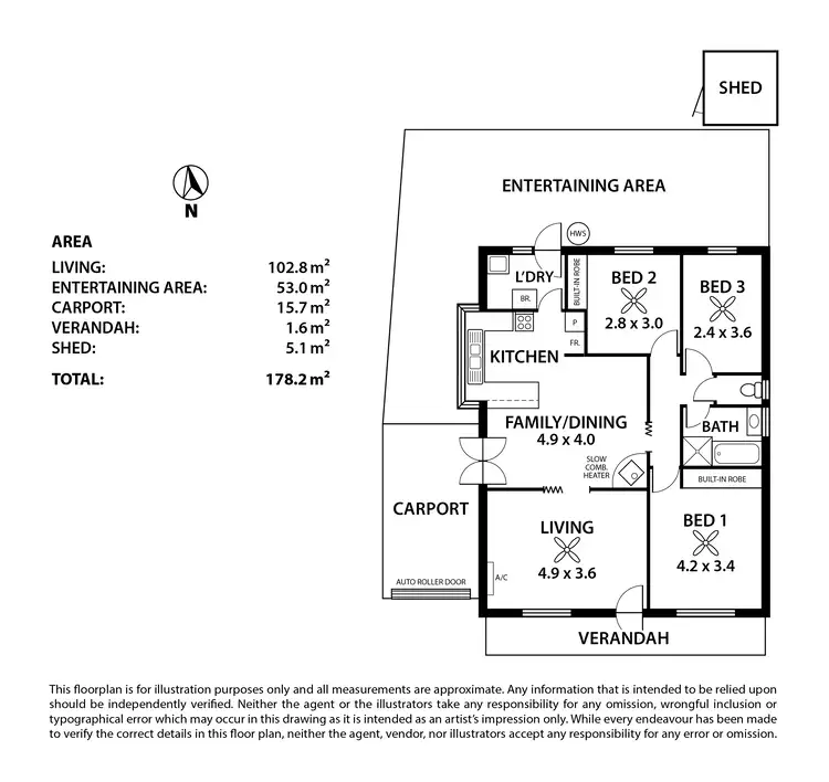Floorplan of Homely house listing, 2/15 Gilbert Road, Mount Barker SA 5251