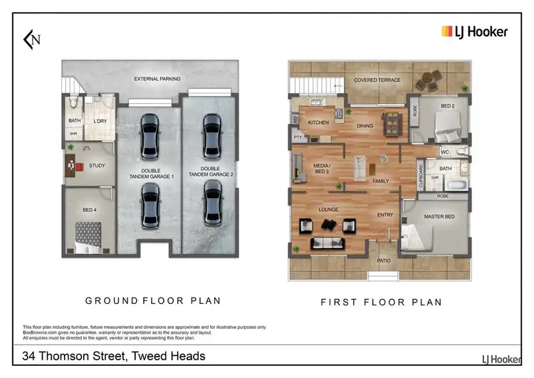 Floorplan of Homely house listing, 34 Thomson Street, Tweed Heads NSW 2485