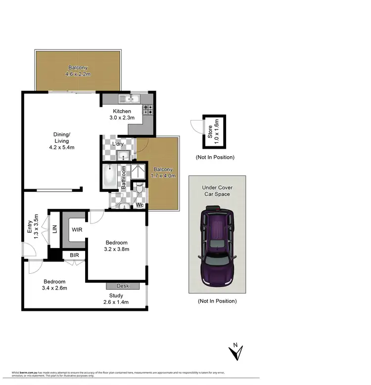 Floorplan of Homely unit listing, 8/6 Longueville Road, Lane Cove NSW 2066