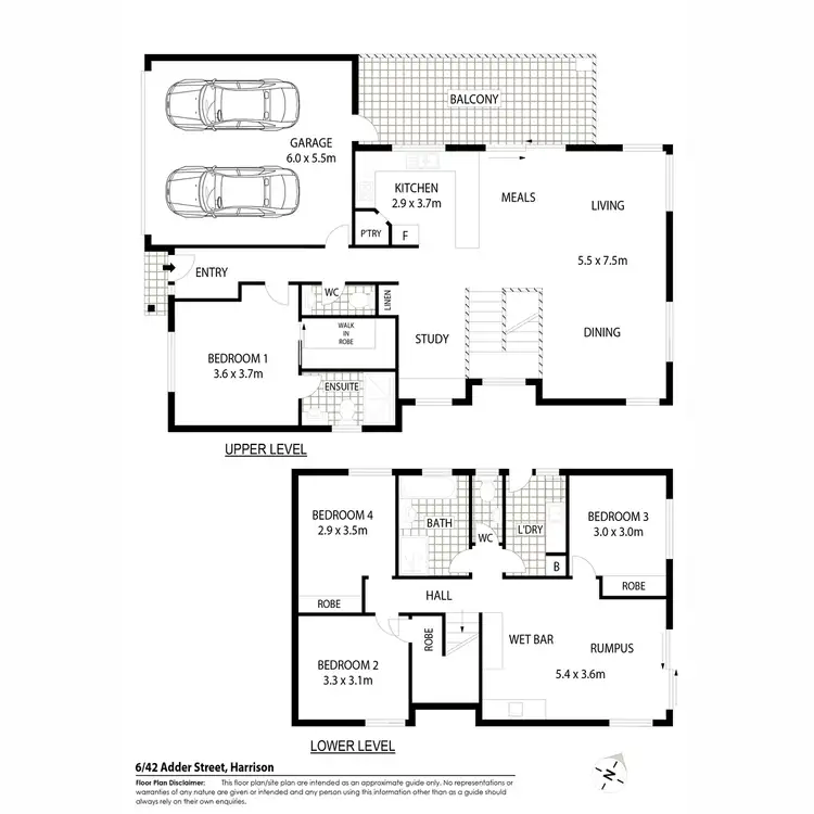 Floorplan of Homely house listing, 6/42 Adder Street, Harrison ACT 2914