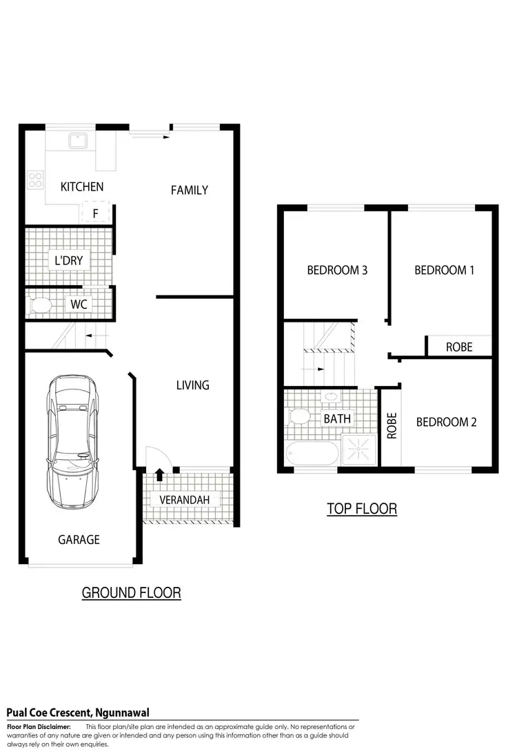 Floorplan of Homely townhouse listing, 12/60 Paul Coe Crescent, Ngunnawal ACT 2913