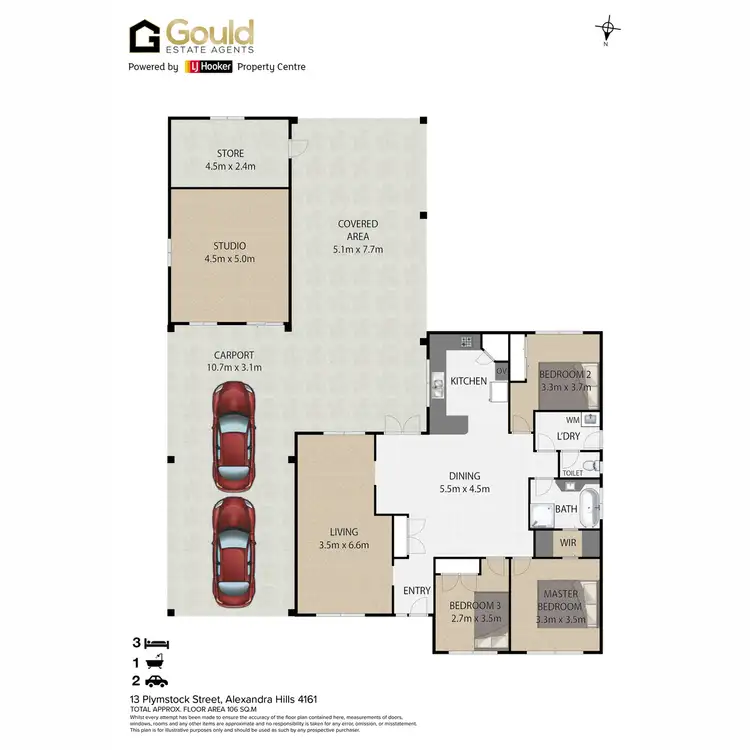 Floorplan of Homely house listing, 13 Plymstock Street, Alexandra Hills QLD 4161