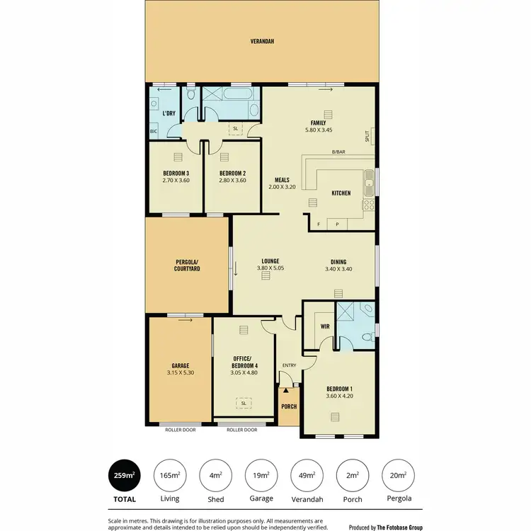 Floorplan of Homely house listing, 14 Marwick Court, Greenwith SA 5125