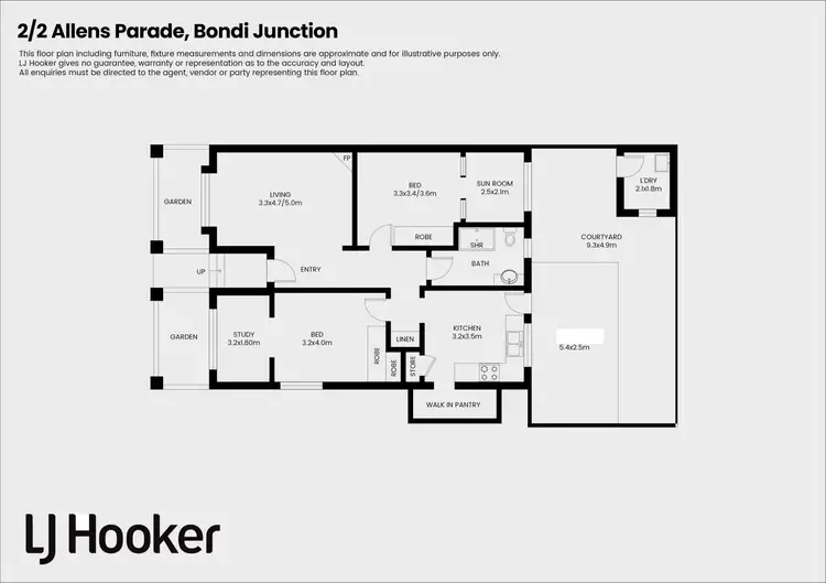 Floorplan of Homely apartment listing, 2/2 Allens Parade, Bondi Junction NSW 2022