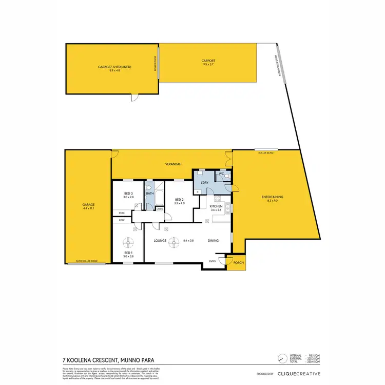 Floorplan of Homely house listing, 7 Koolena Crescent, Munno Para SA 5115