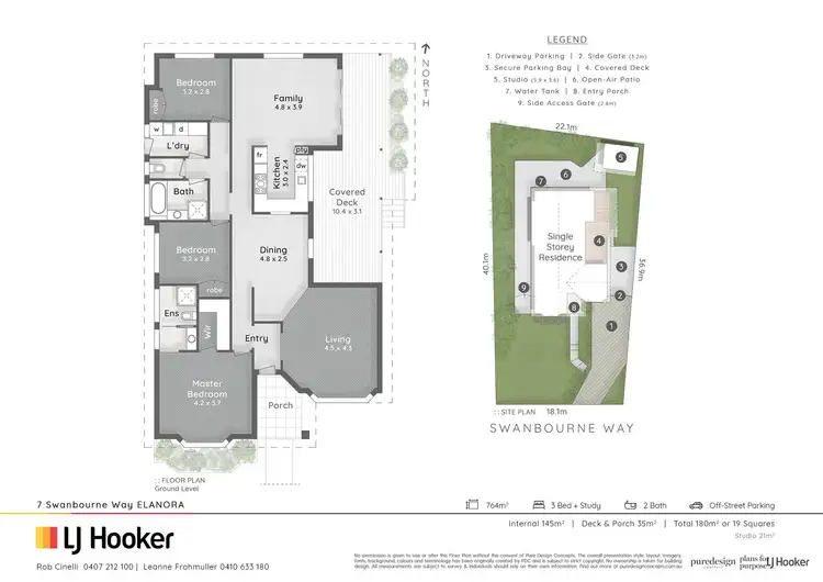 Floorplan of Homely house listing, 7 Swanbourne Way, Elanora QLD 4221