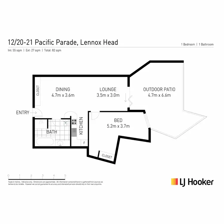 Floorplan of Homely apartment listing, 12/20-21 Pacific Parade, Lennox Head NSW 2478