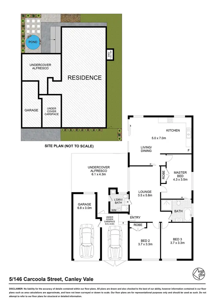 Floorplan of Homely villa listing, 5/146 Carcoola Street, Canley Vale NSW 2166