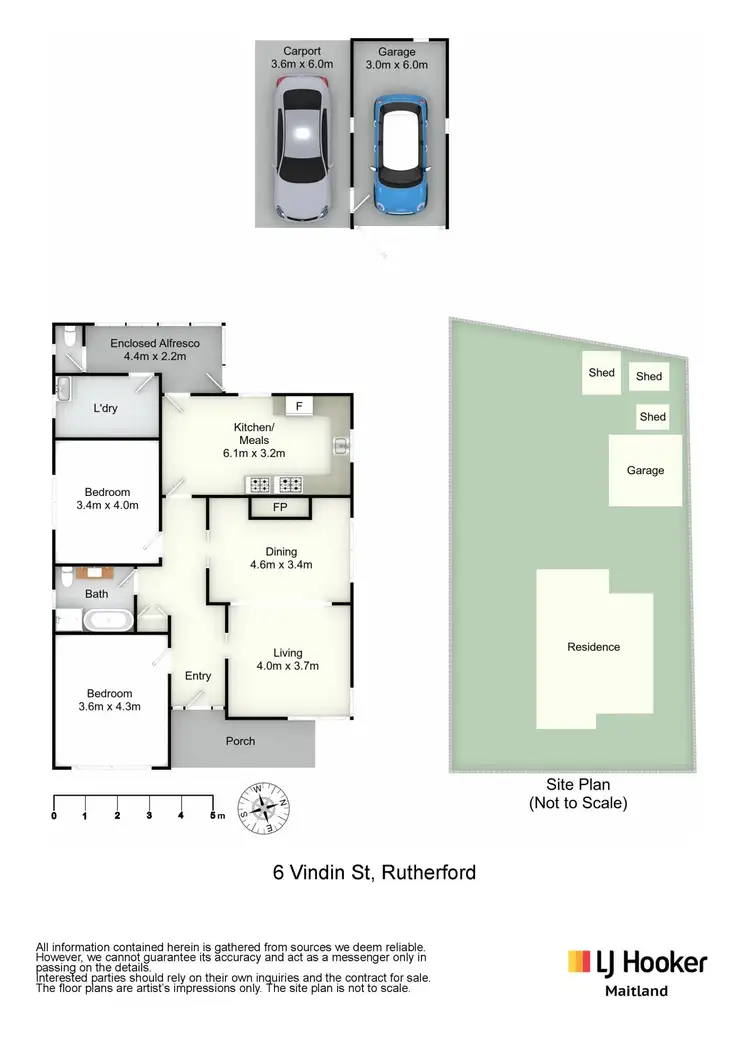 Floorplan of Homely house listing, 6 Vindin Street, Rutherford NSW 2320