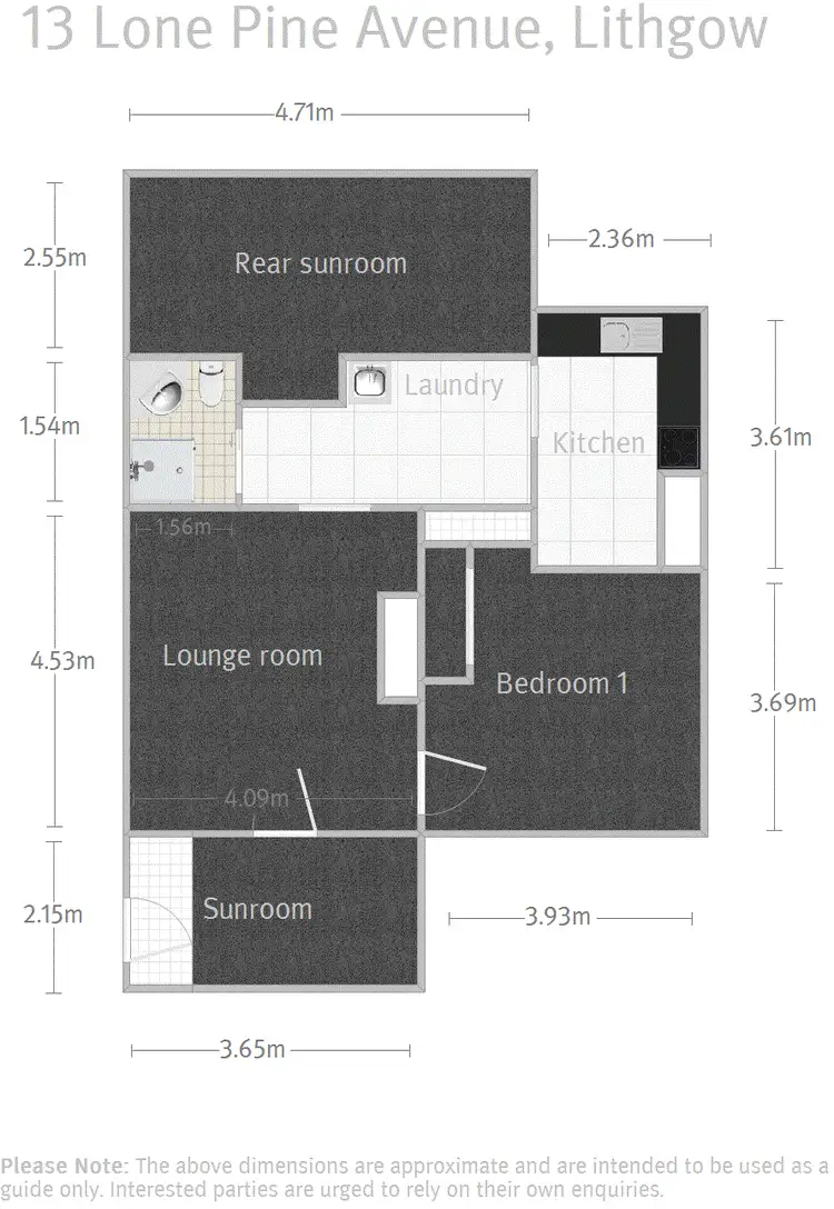 Floorplan of Homely house listing, 13 Lone Pine Avenue, Lithgow NSW 2790