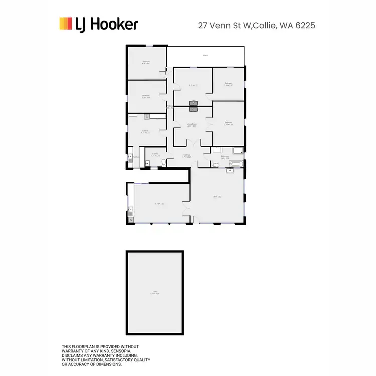 Floorplan of Homely house listing, 27 Venn Street West, Collie WA 6225
