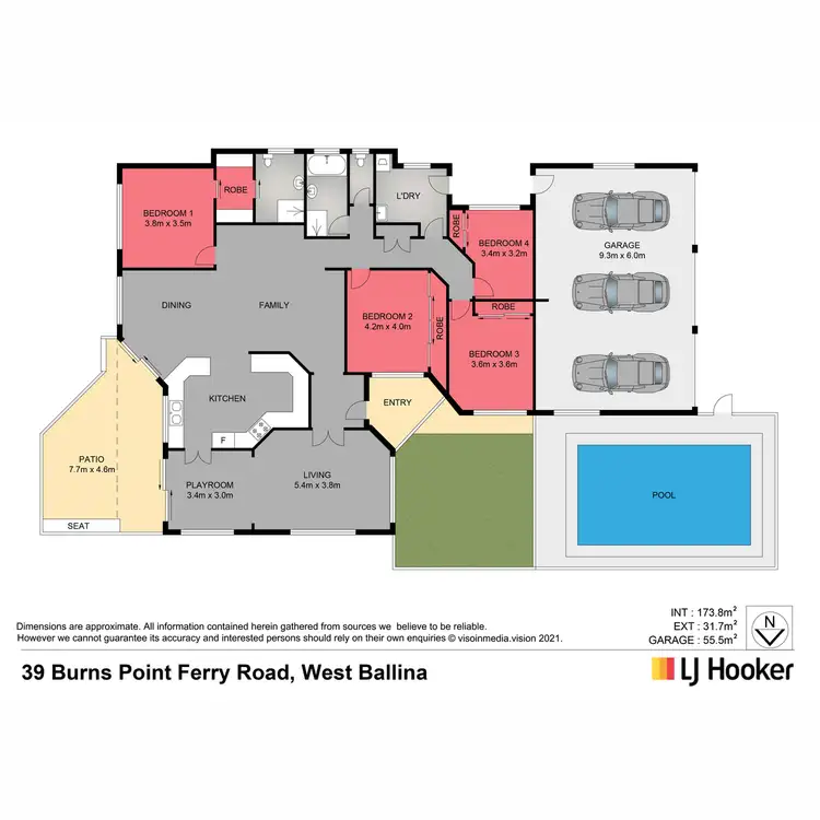 Floorplan of Homely house listing, 39 Burns Point Ferry Road, West Ballina NSW 2478