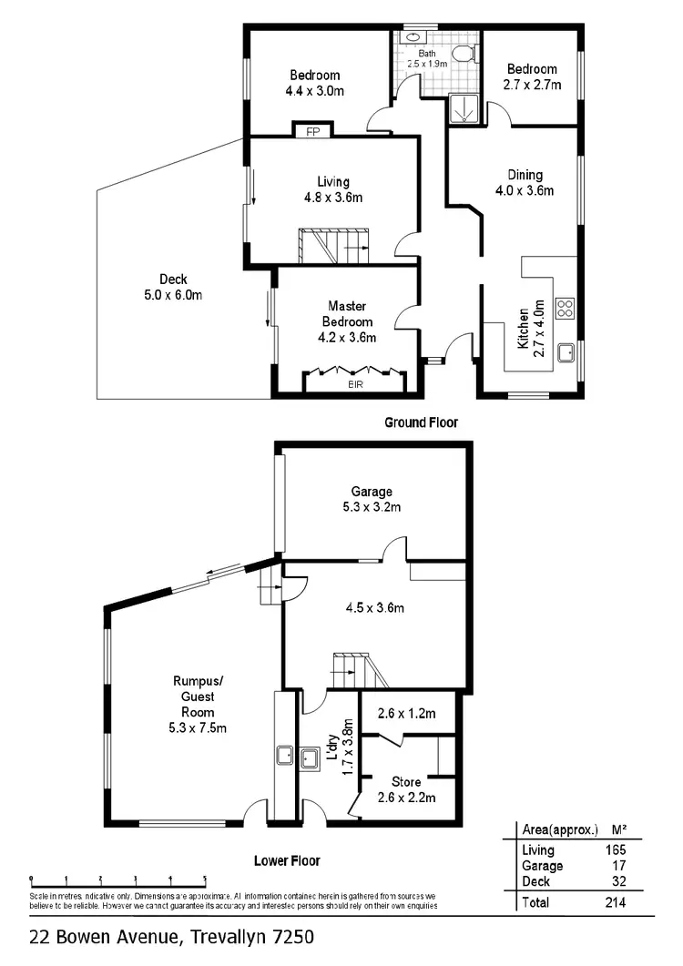 Floorplan of Homely house listing, 22 Bowen Avenue, Trevallyn TAS 7250
