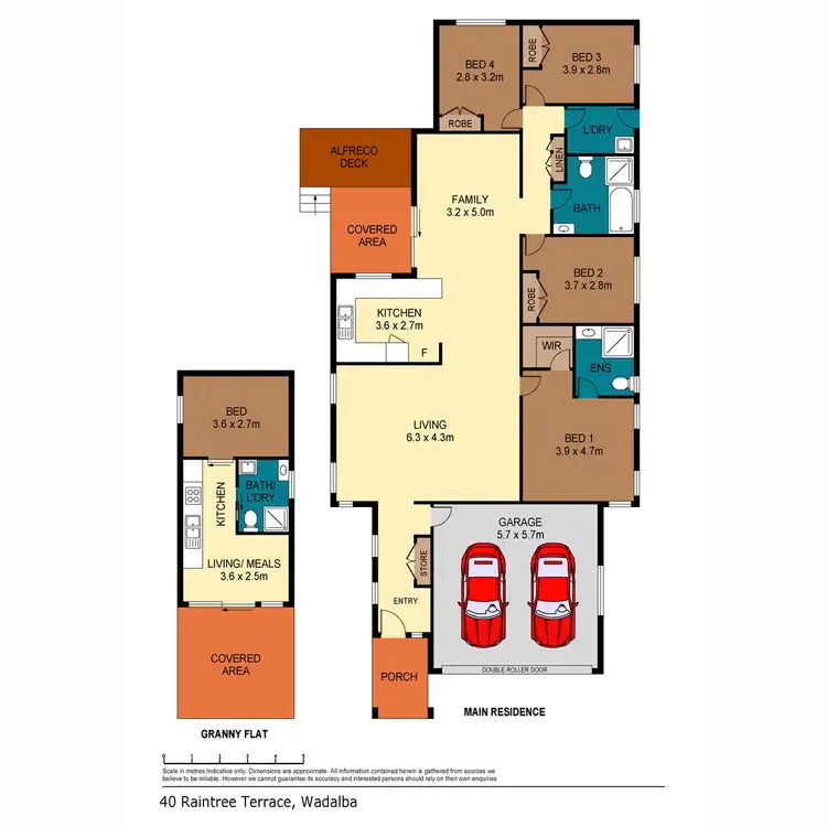 Floorplan of Homely house listing, 40 Raintree Terrace, Wadalba NSW 2259