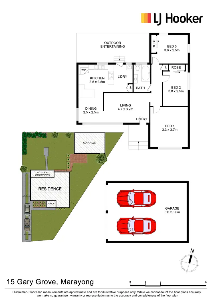 Floorplan of Homely house listing, 15 Gary Grove, Marayong NSW 2148