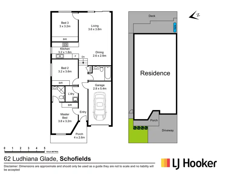 Floorplan of Homely townhouse listing, 62 Ludhiana Glade, Schofields NSW 2762