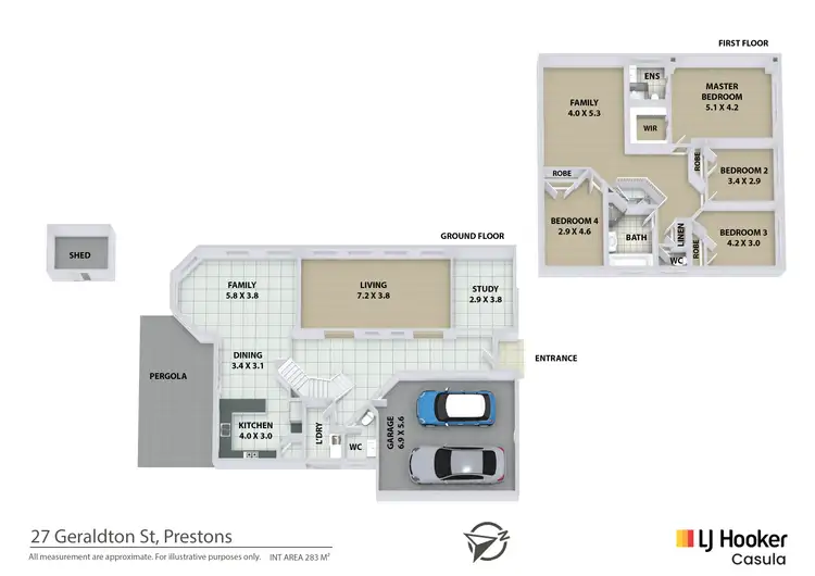 Floorplan of Homely house listing, 27 Geraldton Street, Prestons NSW 2170