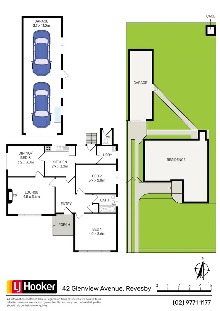 Floorplan of Homely house listing, 42 Glenview Avenue, Revesby NSW 2212