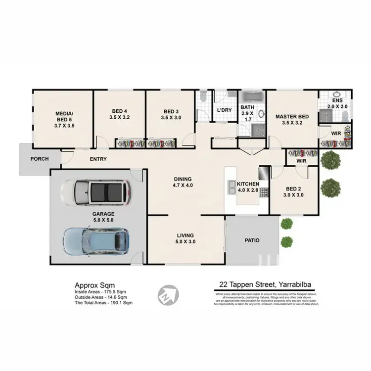 Floorplan of Homely house listing, 22 Tappen Street, Yarrabilba QLD 4207