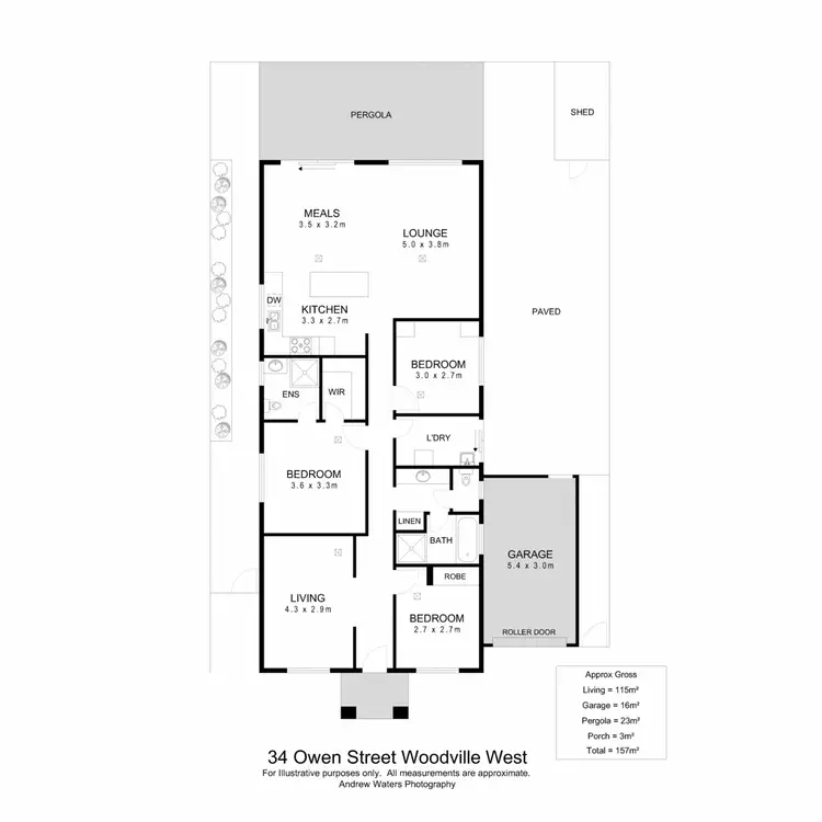 Floorplan of Homely house listing, 34 Owen Street, Woodville North SA 5012