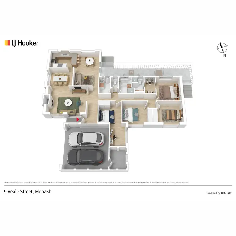 Floorplan of Homely house listing, 9 Veale Street, Monash ACT 2904