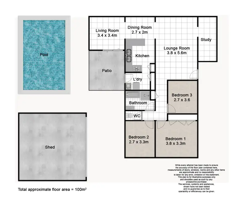 Floorplan of Homely house listing, 12 Elaroo Street, Marsden QLD 4132