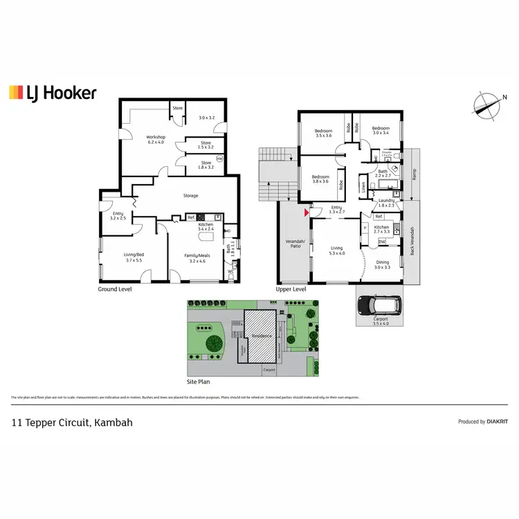 Floorplan of Homely house listing, 11 Tepper Circuit, Kambah ACT 2902