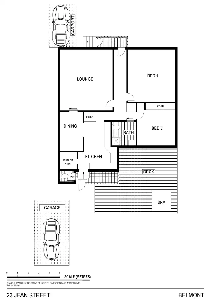 Floorplan of Homely house listing, 23 Jean Street, Belmont NSW 2280