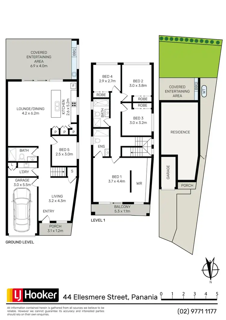 Floorplan of Homely house listing, 44 Ellesmere Street, Panania NSW 2213