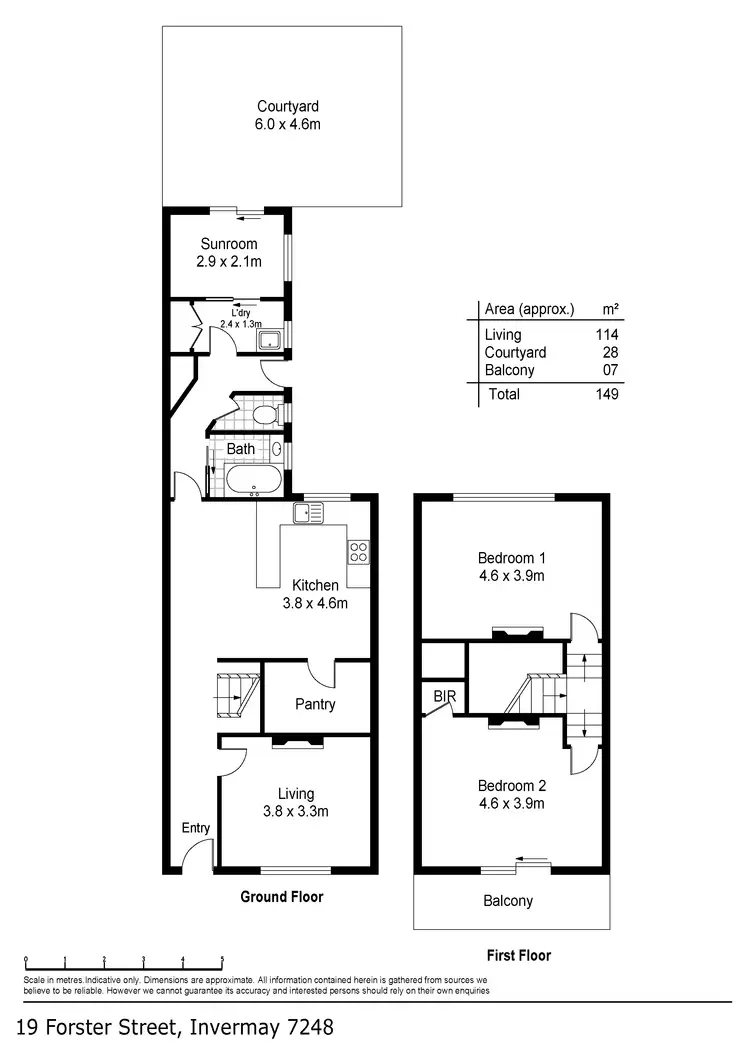 Floorplan of Homely house listing, 19 Forster Street, Invermay TAS 7248