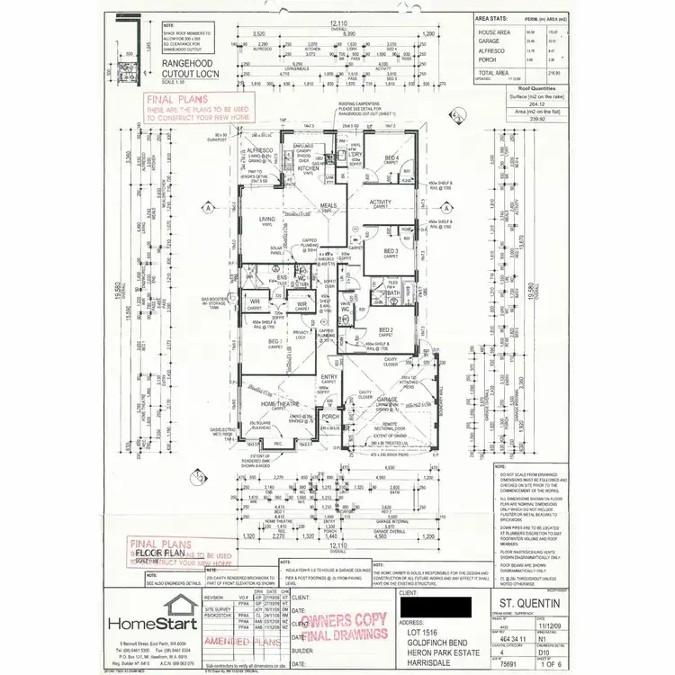 Floorplan of Homely house listing, 20 Goldfinch Bend, Harrisdale WA 6112