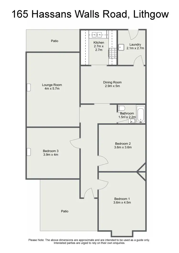 Floorplan of Homely house listing, 165 Hassans Walls Road, Lithgow NSW 2790