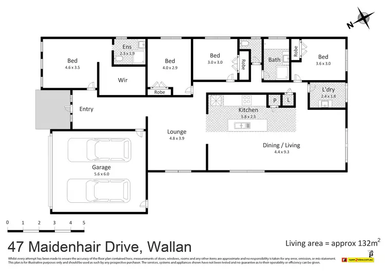 Floorplan of Homely house listing, 47 Maidenhair Drive, Wallan VIC 3756