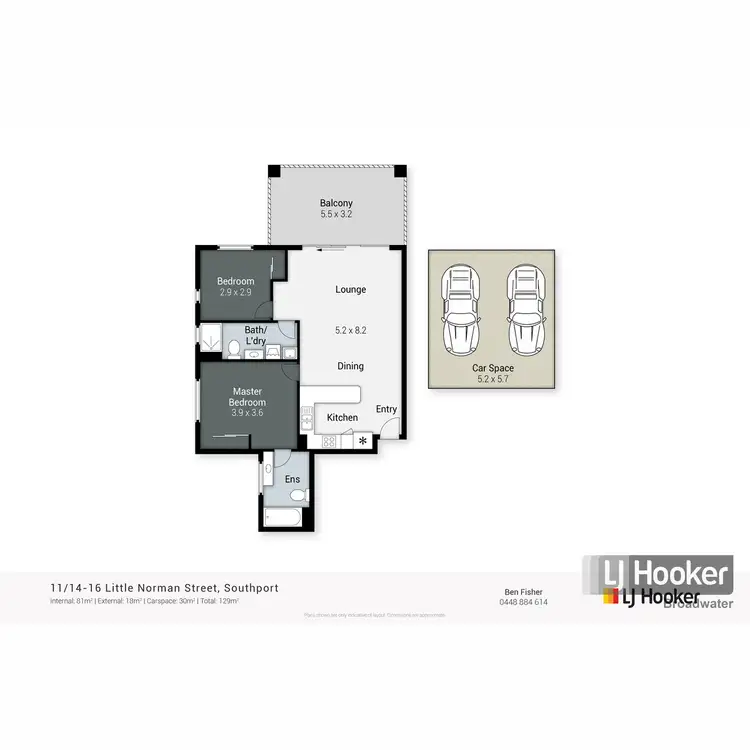 Floorplan of Homely unit listing, 11/14-16 Little Norman Street, Southport QLD 4215