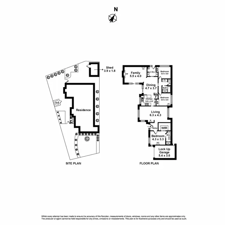 Floorplan of Homely house listing, 7 Glenara Ford, Seabrook VIC 3028