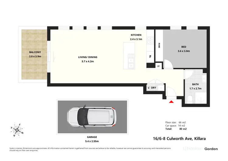Floorplan of Homely unit listing, 16/6-8 Culworth Ave, Killara NSW 2071