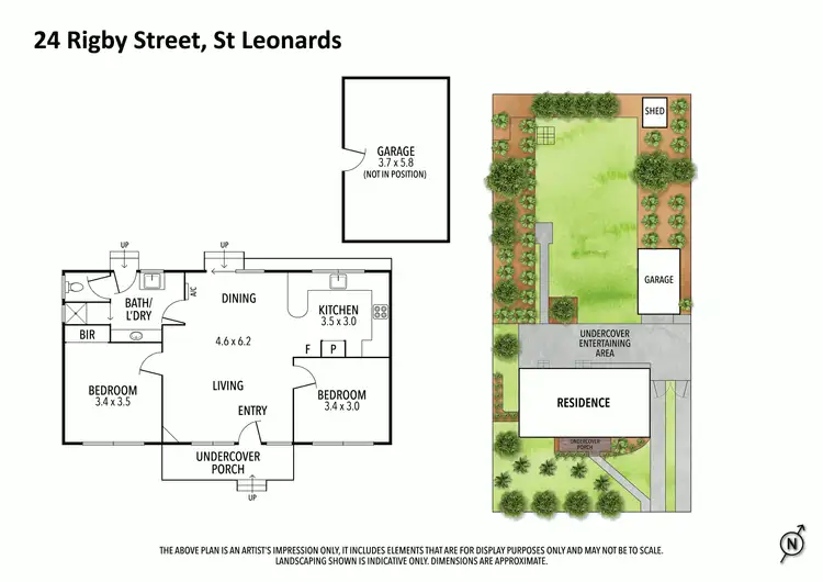 Floorplan of Homely house listing, 24 Rigby Street, St Leonards VIC 3223