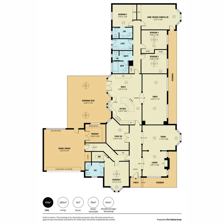 Floorplan of Homely house listing, 6 Bayview Parade, Gulfview Heights SA 5096