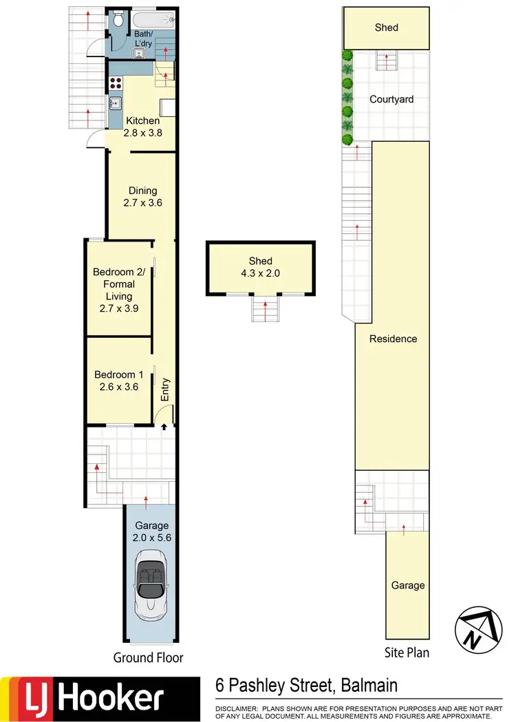 Floorplan of Homely house listing, 6 Pashley Street, Balmain NSW 2041