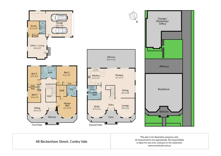 Floorplan of Homely house listing, 48 Beckenham Street, Canley Vale NSW 2166