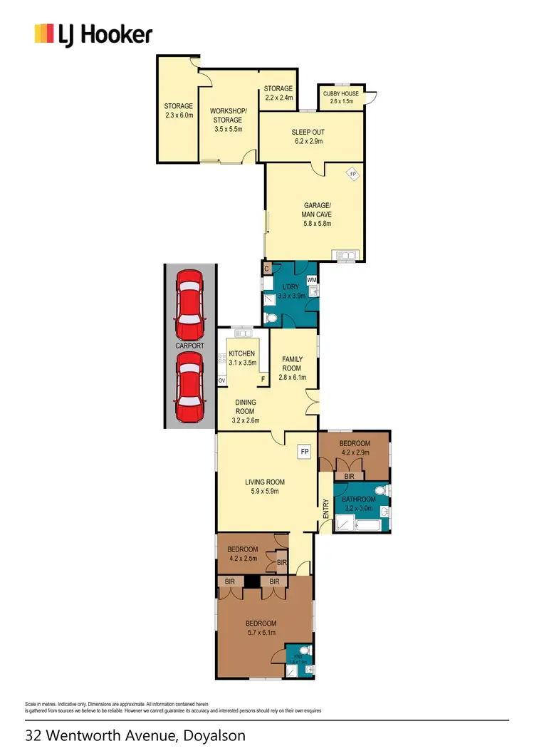Floorplan of Homely house listing, 32 Wentworth Avenue, Doyalson NSW 2262
