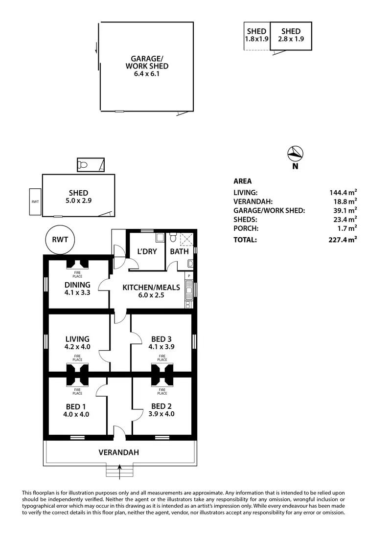 Floorplan of Homely house listing, 19 Cameron Road, Mount Barker SA 5251