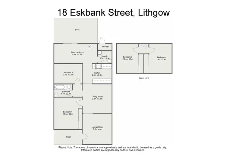 Floorplan of Homely house listing, 18 Eskbank Street, Lithgow NSW 2790