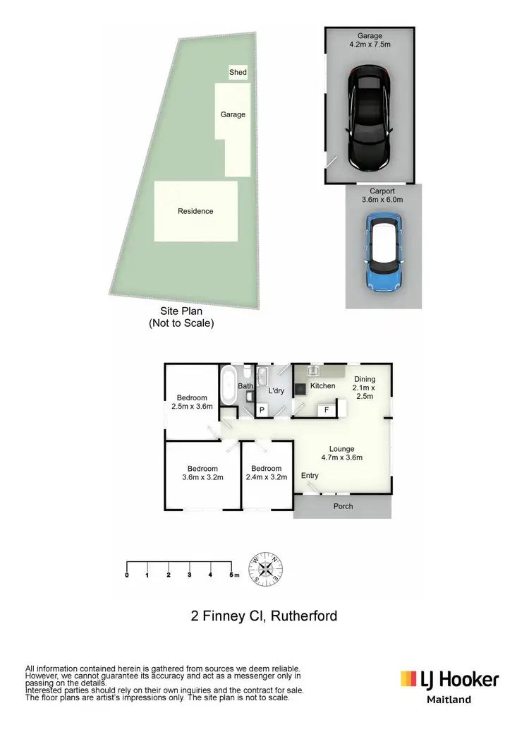 Floorplan of Homely house listing, 2 Finney Close, Rutherford NSW 2320