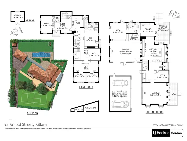 Floorplan of Homely house listing, 9A Arnold St, Killara NSW 2071